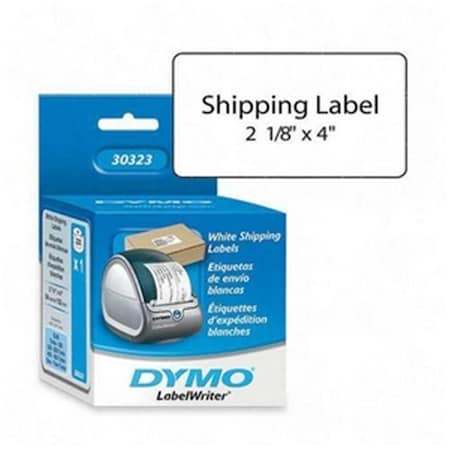 Sanford Dymo Shipping Label - 2.12 x 4 Inch Length - 220/Roll - 1 Roll - White 30323
